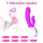 Wibrator-Silicon, Vibrator 7 Function and Heating Mode, Purple - 7