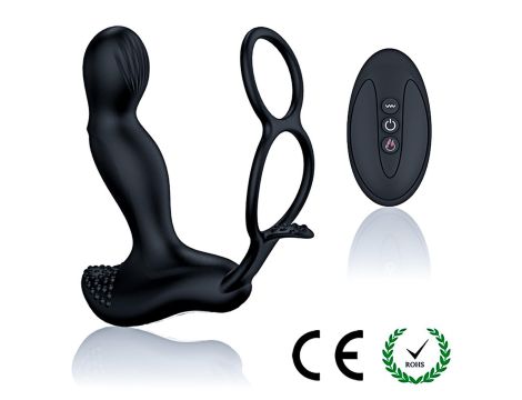 Wibrator-Silicone Massager 7 Function and Heating Function, Black - 8