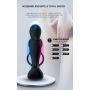 Wibrator-Silicone Massager 7 Function and Heating Function, Black - 15