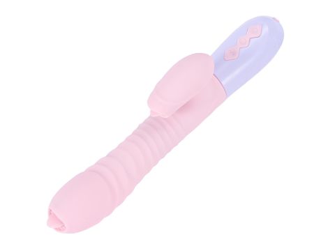 Wibrator-Silicone Vibrator USB 7 Function and Thrusting Function / Heating, pink - 6