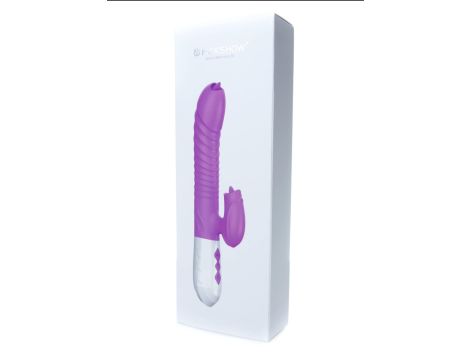 Wibrator-Silicone Vibrator USB 7 Function and Thrusting Function / Heating, pink - 19