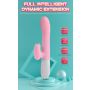 Wibrator-Silicone Vibrator USB 7 Function and Thrusting Function / Heating, pink - 10