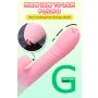 Wibrator-Silicone Vibrator USB 7 Function and Thrusting Function / Heating, pink - 11