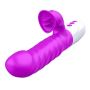 Wibrator-Silicon, Vibrator 7 Function and Heating Mode, PURPLE - 5