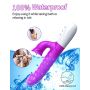 Wibrator-Silicon, Vibrator 7 Function and Heating Mode, PURPLE - 10