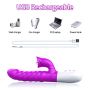 Wibrator-Silicon, Vibrator 7 Function and Heating Mode, PURPLE - 11