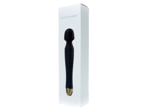 Stymulator-Silicone Massager Black USB 6 Vibration - 4