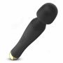 Stymulator-Silicone Massager Black USB 6 Vibration - 2