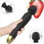 Stymulator-Silicone Massager Black USB 6 Vibration - 3