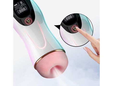 Masturbator-Vibration 8 Vibration modes + Interactive function - 2