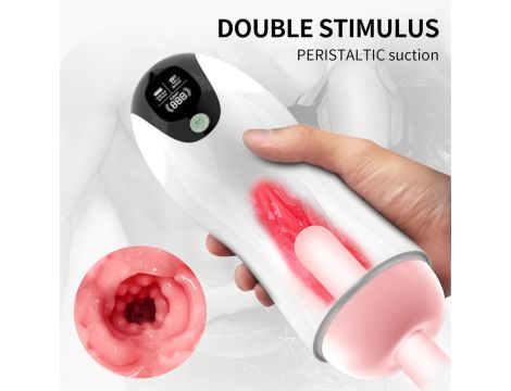 Masturbator-Vibration 8 Vibration modes + Interactive function - 8