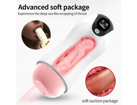 Masturbator-Vibration 8 Vibration modes + Interactive function - 11