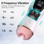 Masturbator-Vibration 8 Vibration modes + Interactive function - 5