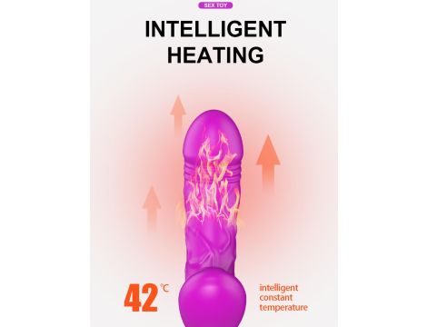 Wibrator- SiliconeTongue Vibrator, USB 10 Function - 15