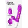 Wibrator- SiliconeTongue Vibrator, USB 10 Function - 4