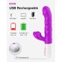 Wibrator- SiliconeTongue Vibrator, USB 10 Function - 7