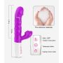 Wibrator- SiliconeTongue Vibrator, USB 10 Function - 9