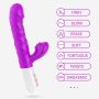 Wibrator- SiliconeTongue Vibrator, USB 10 Function - 11