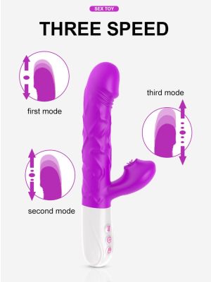 Wibrator- SiliconeTongue Vibrator, USB 10 Function - image 2