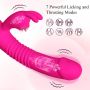 Wibrator- Silicone Vibrator USB 7 Powerful Licking and Thrusting Modes - 6