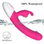 Wibrator- Silicone Vibrator USB 7 Powerful Licking and Thrusting Modes - 8