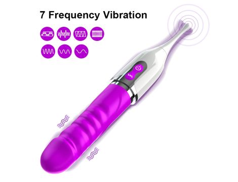 Stymulator- Stimulator clitoris, USB Magnetic charging, 7 Frequency Vibration - 5