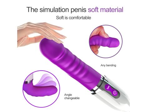 Stymulator- Stimulator clitoris, USB Magnetic charging, 7 Frequency Vibration - 10