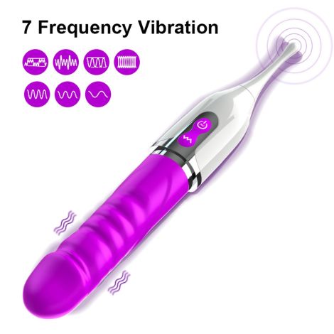 Stymulator- Stimulator clitoris, USB Magnetic charging, 7 Frequency Vibration - 5