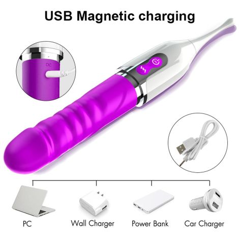 Stymulator- Stimulator clitoris, USB Magnetic charging, 7 Frequency Vibration - 6