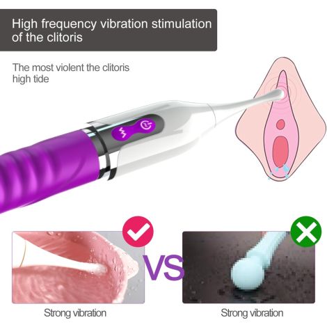 Stymulator- Stimulator clitoris, USB Magnetic charging, 7 Frequency Vibration - 8