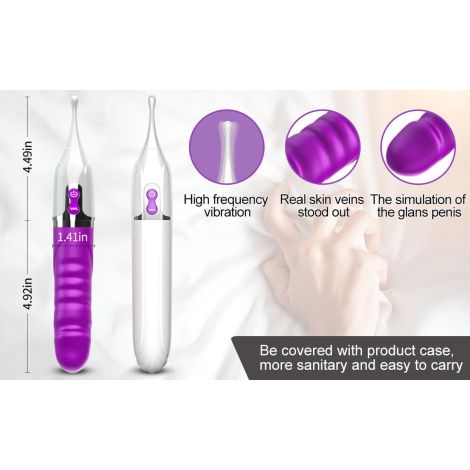 Stymulator- Stimulator clitoris, USB Magnetic charging, 7 Frequency Vibration - 16