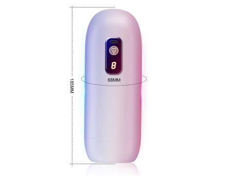 Masturbator- USB Rechargeable, 8 vibration functions - 2