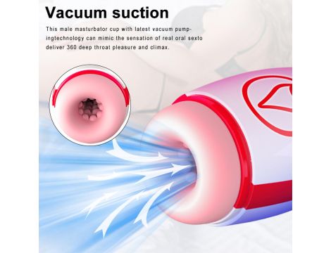 Masturbator - Vibrating  Masturbation Cup , 7 Suction Power, 7 Vibration Setting - 3