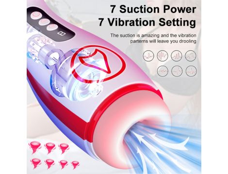 Masturbator - Vibrating  Masturbation Cup , 7 Suction Power, 7 Vibration Setting - 4