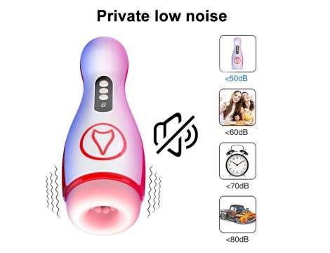 Masturbator - Vibrating  Masturbation Cup , 7 Suction Power, 7 Vibration Setting - 5