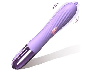 Wibrator-Silicone Vibrator USB, 10 vibration modes, Heating