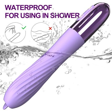 Wibrator-Silicone Vibrator USB, 10 vibration modes, Heating - 4