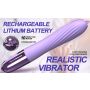 Wibrator-Silicone Vibrator USB, 10 vibration modes, Heating - 11