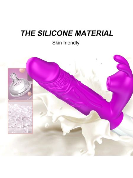 Wibrator-Silicone, Vibrator USB, 7 vibration modes, Heating - 6