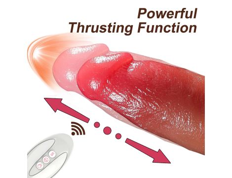 Wibrator-Silicone, 10 vibration modes 7 thrusting function, Heating - 3