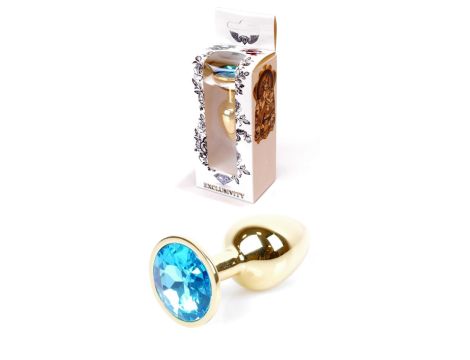 Plug-Jewellery Gold PLUG- Light Blue - 8