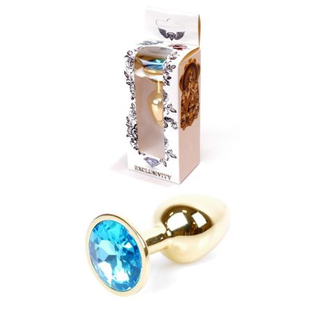 Plug-Jewellery Gold PLUG- Light Blue - 8