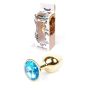 Plug-Jewellery Gold PLUG- Light Blue - 9