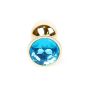 Plug-Jewellery Gold PLUG- Light Blue - 2