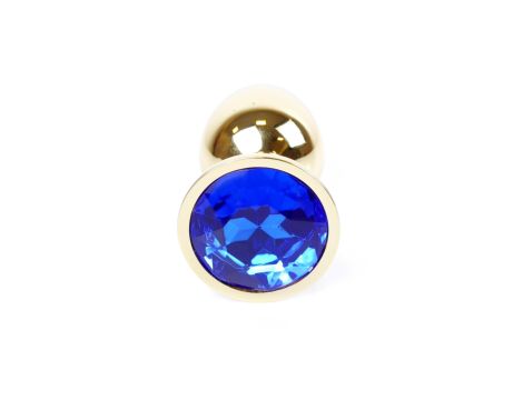 Plug-Jewellery Gold PLUG- Dark Blue