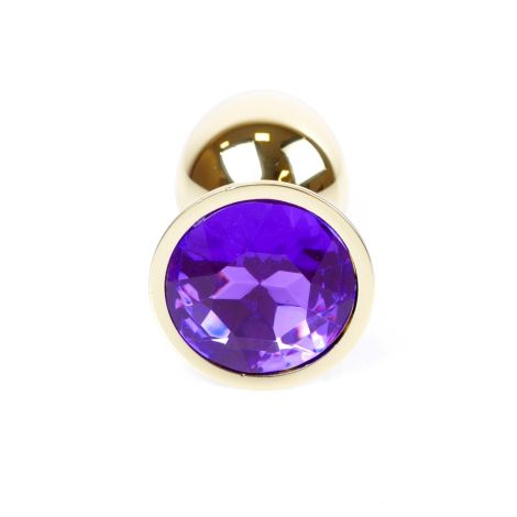 Plug-Jewellery Gold PLUG- Purple