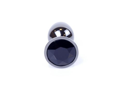 Plug-Jewellery Dark Silver PLUG- Black