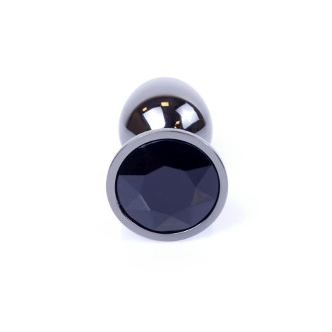 Plug-Jewellery Dark Silver PLUG- Black