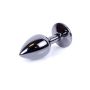 Plug-Jewellery Dark Silver PLUG- Clear - 3