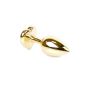 Plug-Jewellery Gold  Heart PLUG- Red - 3